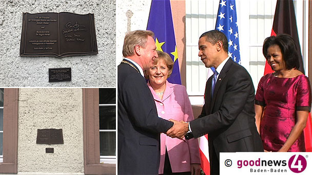Barack Obama und die Fahrradabstellanlage im Baden-Badener Rathaus – SPD-Stadtrat Werner Schmoll