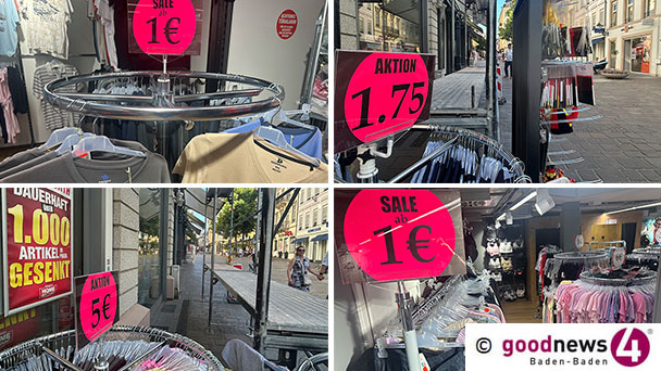 T-Shirt in Baden-Baden für einen Euro – Stadtwerke Baden-Baden steuern mit „Kleidertauschtag” dagegen 