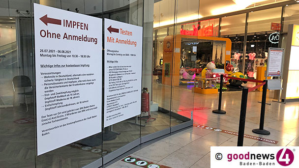 Impfzentrum im Kurhaus muss Veranstaltungen weichen – Ab 20. August Corona-Schutzimpfung in Belle Etage – Impfstation in Shopping Cité