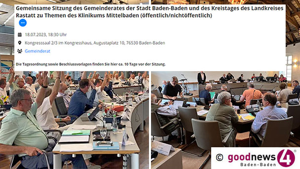 Kliniksitzung im Kongresshaus nun doch „nichtöffentlich“ – Baden-Badener Rathaus spricht von „Missverständnis“