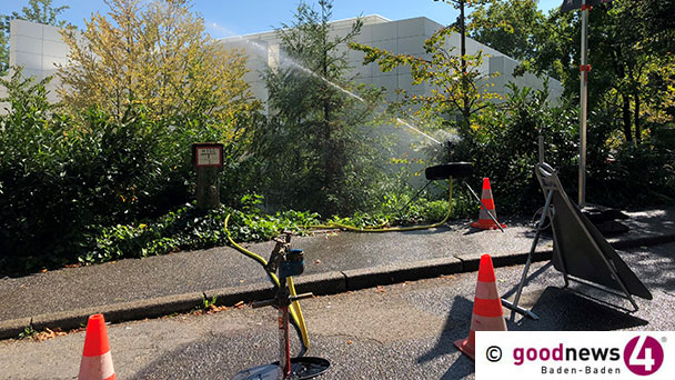 Baden-Badener Wiesen und Parks lechzen nach Wasser – Sprinkleranlagen auch in der Lichtentaler Allee im Einsatz