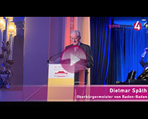 Neue Baden-Badener Ehrenbürger im Kurhaus geehrt | Rede OB Späth für Sigmund Kiener