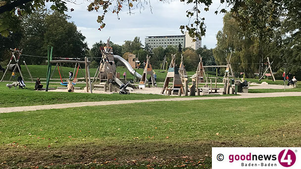 Fünf Hektar großer Park in Baden-Oos – Spielplatz „Wilder Westen“ im Wörthböschelpark freigegeben