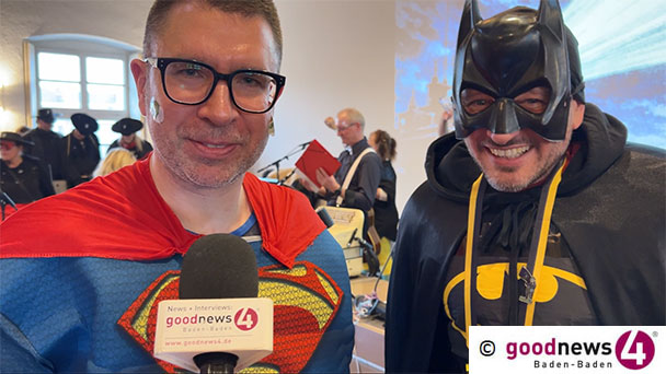 Batman und Superman im goodnews4-Interview – Narren stürmen Rathaus Baden-Baden – Kreative Revolte im Rathaus lässt hoffen – VIDEOS von der Machtübernahme