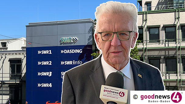 Ministerpräsident Kretschmann bricht eine Lanze für den fast verlorenen SWR-Standort Baden-Baden – „Der staatsvertraglich normierte Sitz“