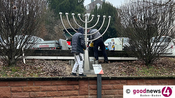 Einweihung des Chanukka-Leuchters auf ehemaligem Synagogengrundstück in Baden-Baden – Immer noch kein würdevoller Umgang Einweihung des Chanukka-Leuchters auf ehemaligem Synagogengrundstück in Baden-Baden – Immer noch kein würdevoller Umgang