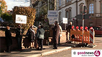 Demonstration am Sonntag vor altem Synagogengrundstück in Baden-Baden – „Die Würde des Ortes wiederherstellen“ 
