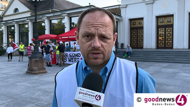 Wutanfall von Spielbanken-Chef in Baden-Baden – ver.di-Sprecher Thorsten Dossow: „Warnstreikplakate, die der Herr Wald selbst persönlich abgerissen hat“ – „Durch das Grundgesetz geschützt“