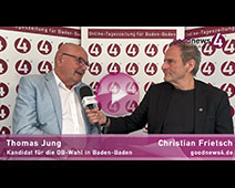 OB-Kandidat Thomas Jung im goodnews4-Wahl-Talk mit Christian Frietsch