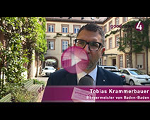Baden-Badener Bürgermeister Krammerbauer im goodnews4-Sommergespräch