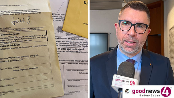 Fehler bei OB-Wahlunterlagen in Baden-Baden – Die Panne und die Folgen – goodnews4-Inerview mit Bürgermeister Krammerbauer
