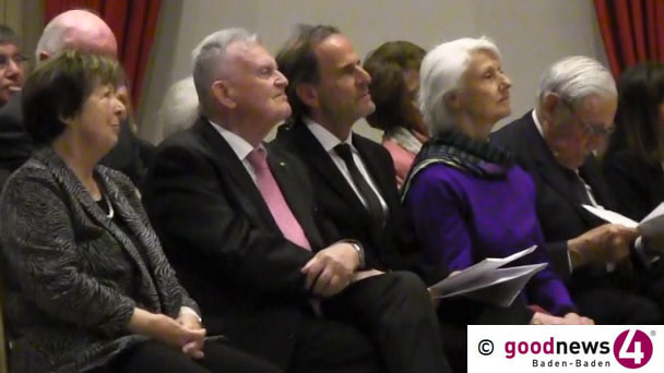 Erwin Teufel trauert um seine Ehefrau Edeltraud – 2019 gemeinsam in Baden-Baden zur Verleihung des Goldenen Coeur de l´Europe