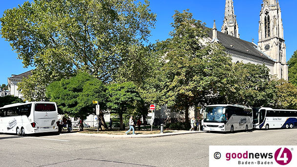 Neue Haltepunkte für Reisebusse in Baden-Baden – Von der Rotenbachtalstraße zu Fuß in die Innenstadt 