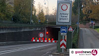 Michaelstunnel gesperrt – Umleitung entlang der Waldseestraße und Katzensteinstraße zum Golfplatz