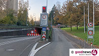 Ab Montag wird es in Baden-Baden noch enger – Michaelstunnel für eine Woche gesperrt