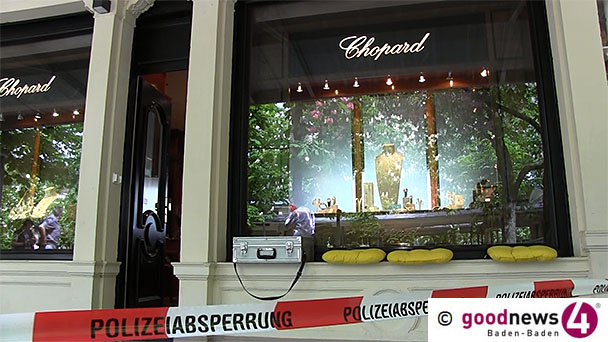 Raubüberfall in Baden-Baden auf Juweliergeschäft in Kurhauskolonnaden - Verkäuferin mit Reizgas außer Gefecht und gefesselt - Täter zu Fuß in Richtung Lichtentaler Allee und Leo Raubüberfall in Baden-Baden auf Juweliergeschäft in Kurhauskolonnaden - Verkäuferin mit Reizgas außer Gefecht und gefesselt - Täter zu Fuß in Richtung Lichtentaler Allee und Leo