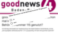 goodnews4-Umfrage – Machen Sie mit! – Haben Sie schon mal in Baden-Baden die Behördennummer 115 genutzt? 