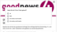 goodnews4-Umfrage 9-Euro-Ticket – Was ist Ihre Meinung?