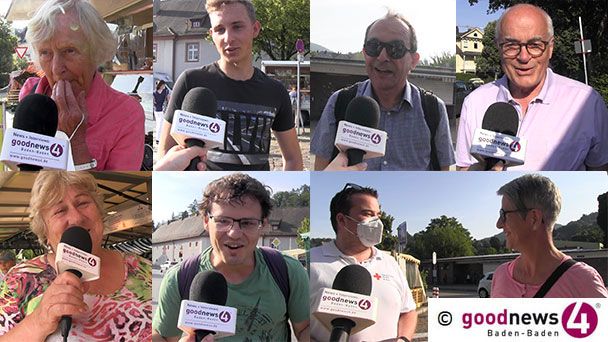 Baden-Badener OB Mergen feiert heute Geburtstag – Licht und Schatten bei goodnews4-Umfrage in Lichtental – „Hat Gutes für Baden-Baden gemacht“ – „Sie hat vieles kaputt gemacht“ – „Dass wir fertig werden mit unseren Baustellen. Das wünsche ich ihr“ Baden-Badener OB Mergen feiert heute Geburtstag – Licht und Schatten bei goodnews4-Umfrage in Lichtental – „Hat Gutes für Baden-Baden gemacht“ – „Sie hat vieles kaputt gemacht“ – „Dass wir fertig werden mit unseren Baustellen. Das wünsche ich ihr“