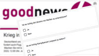 goodnews4-Umfrage zu Waffenlieferungen in die Ukraine – Sollte Deutschland Flugzeuge und Raketen liefern?