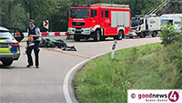 Drei Schwerverletzte bei Motorradunfall in Baden-Baden – Kollision auf Schwarzwaldhochstraße – In Kurve auf Gegenfahrbahn gefahren