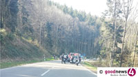 Sperrung an Schwarzwaldhochstraße – Motorradunfall bei Herrenwies