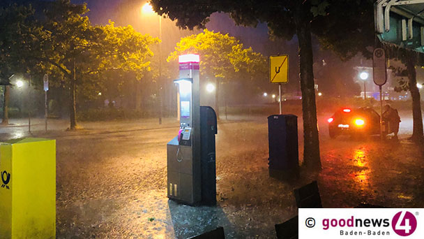 Unwetterwarnung für Baden-Baden morgen ab 18 Uhr – Nun kommt er, der Regen