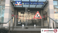 Angriffe auf zwei Volksbank-Filialen in Baden-Baden – Fünf Geldautomaten zerstört – Auch Attacken am Bahnhof
