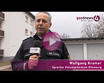 Großeinsatz in Baden-Oos beendet | Polizeisprecher Wolfgang Kramer