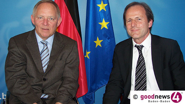 Europäische Rolle von Strasbourg und Baden-Baden – Wolfgang Schäuble: „Es darf nicht, weil es selbstverständlich geworden ist, zu etwas werden, was nichts wert ist“ Europäische Rolle von Strasbourg und Baden-Baden – Wolfgang Schäuble: „Es darf nicht, weil es selbstverständlich geworden ist, zu etwas werden, was nichts wert ist“