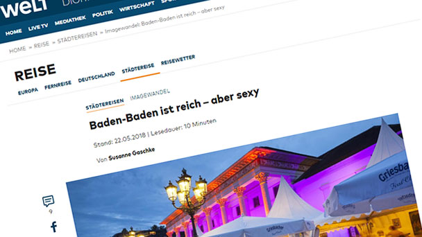 Einiger Spott über neues Tourismus-Marketing in Baden-Baden - "Immobilienmakler mit geleasten Porsche?"