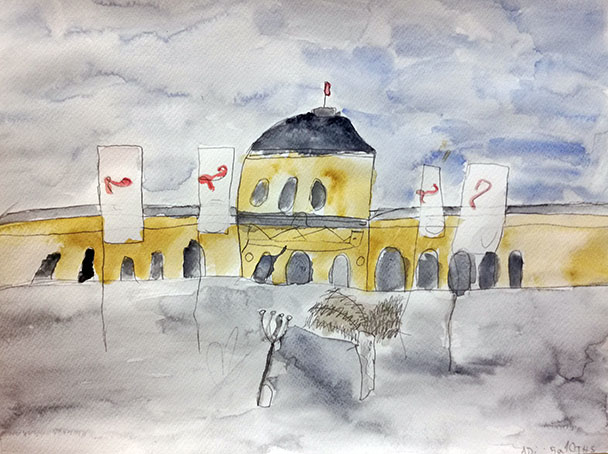 Welterbe Baden-Baden und seine jungen Künstler – Motiv von Adi, 10 Jahre alt Welterbe Baden-Baden und seine jungen Künstler – Motiv von Adi, 10 Jahre alt