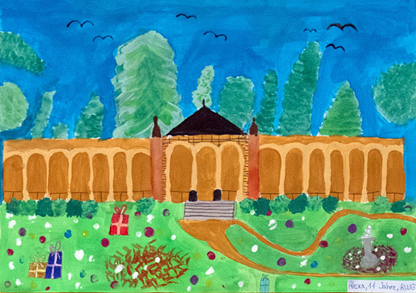 Welterbe Baden-Baden und seine jungen Künstler – Motiv von Alexa, 11 Jahre alt.
