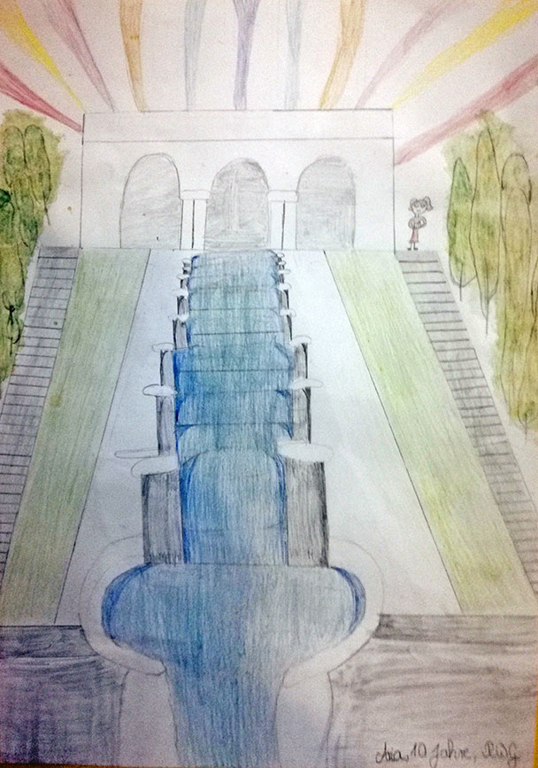 Welterbe Baden-Baden und seine jungen Künstler – Motiv von Aria, 10 Jahre alt