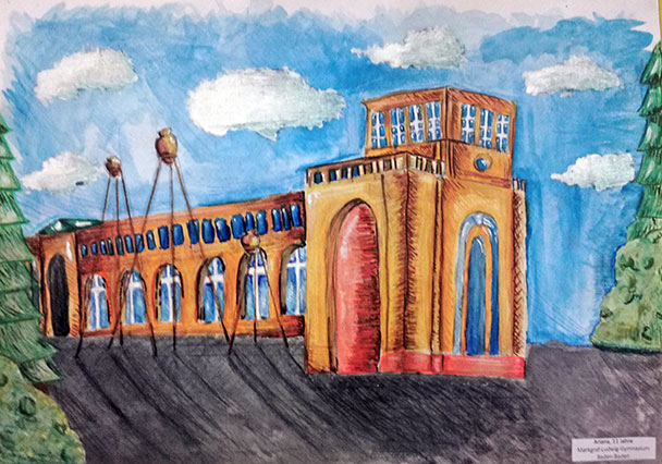 Welterbe Baden-Baden und seine jungen Künstler – Motiv von Ariana, 11 Jahre alt Welterbe Baden-Baden und seine jungen Künstler – Motiv von Ariana, 11 Jahre alt