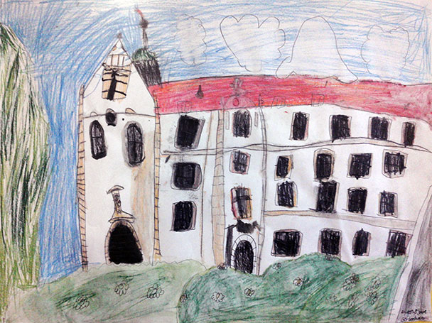 Welterbe Baden-Baden und seine jungen Künstler – Motiv von Ayleen, 8 Jahre alt