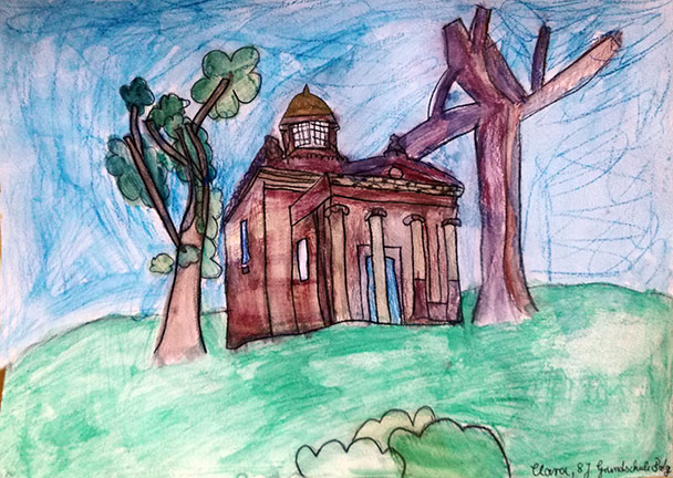 Welterbe Baden-Baden und seine jungen Künstler – Motiv von Clara, 8 Jahre alt