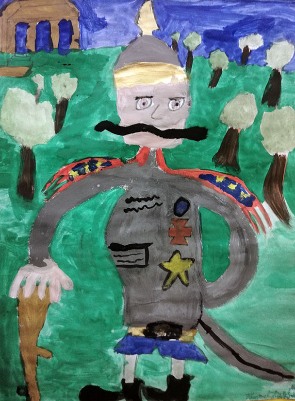 Welterbe Baden-Baden und seine jungen Künstler – Motiv von David, 10 Jahre alt