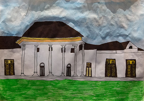 Welterbe Baden-Baden und seine jungen Künstler – Motiv von Elisa, 8 Jahre alt Welterbe Baden-Baden und seine jungen Künstler – Motiv von Elisa, 8 Jahre alt