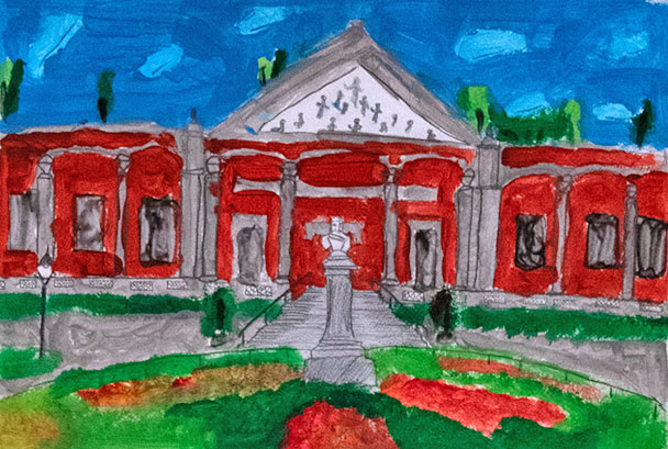 Welterbe Baden-Baden und seine jungen Künstler – Motiv von Elisabeth, 11 Jahre alt