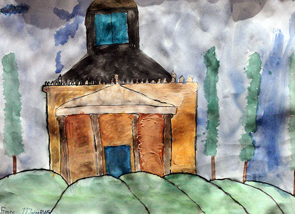 Welterbe Baden-Baden und seine jungen Künstler – Motiv von Emre, 11 Jahre alt Welterbe Baden-Baden und seine jungen Künstler – Motiv von Emre, 11 Jahre alt