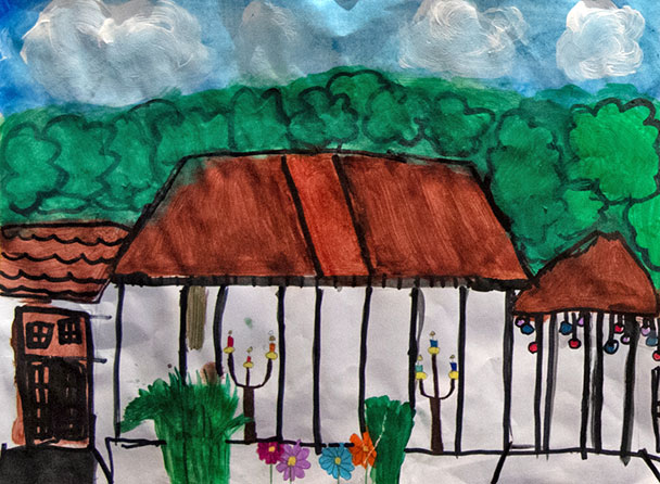 Welterbe Baden-Baden und seine jungen Künstler – Motiv von Euroda, 9 Jahre alt