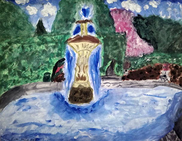 Welterbe Baden-Baden und seine jungen Künstler – Motiv von Eva, 11 Jahre alt