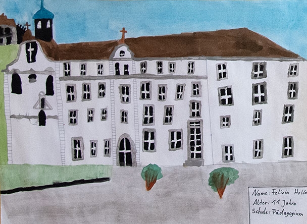 Welterbe Baden-Baden und seine jungen Künstler – Motiv von Felicia, 11 Jahre alt Welterbe Baden-Baden und seine jungen Künstler – Motiv von Felicia, 11 Jahre alt