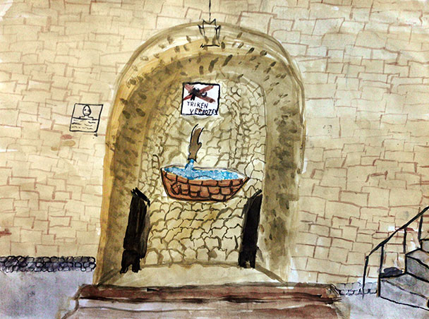 Welterbe Baden-Baden und seine jungen Künstler – Motiv von Jan, 9 Jahre alt