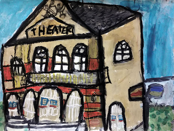 Welterbe Baden-Baden und seine jungen Künstler – Motiv von Yoyo, 8 Jahre alt