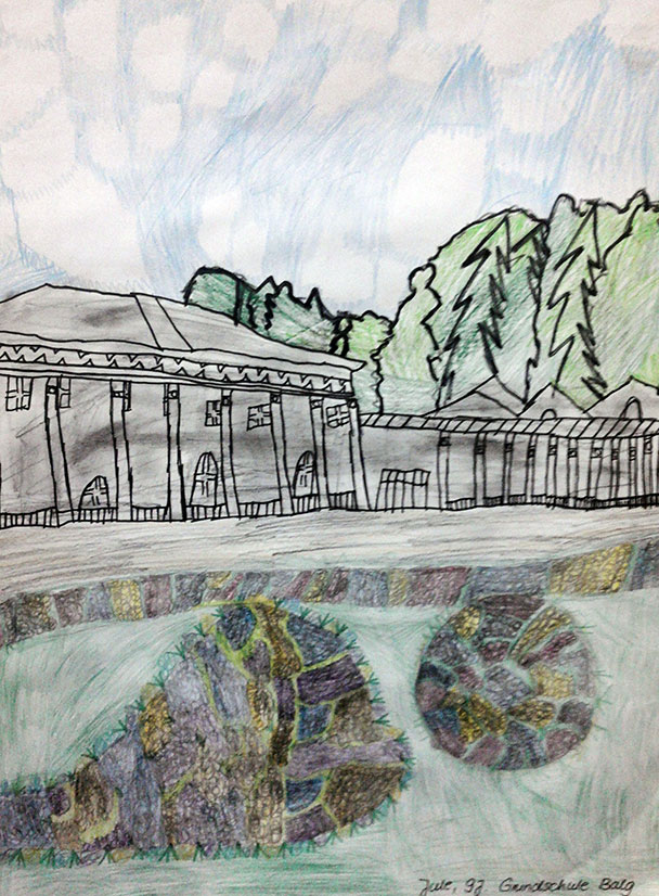 Welterbe Baden-Baden und seine jungen Künstler – Motiv von Jule, 9 Jahre alt Welterbe Baden-Baden und seine jungen Künstler – Motiv von Jule, 9 Jahre alt