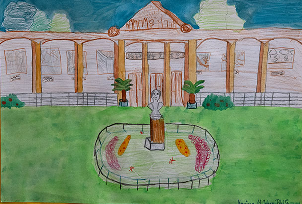 Welterbe Baden-Baden und seine jungen Künstler – Motiv von Karina, 11 Jahre alt