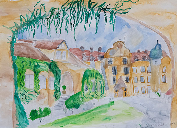 Welterbe Baden-Baden und seine jungen Künstler – Motiv von Kira, 10 Jahre alt Welterbe Baden-Baden und seine jungen Künstler – Motiv von Kira, 10 Jahre alt