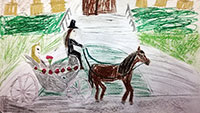Welterbe Baden-Baden und seine jungen Künstler – Motiv von Lenja, 8 Jahre alt